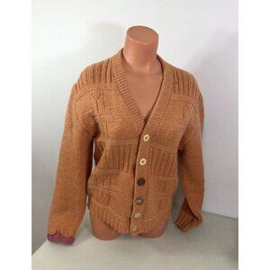 Campus Vintage Wool Cardigan Sweater Womens Medium